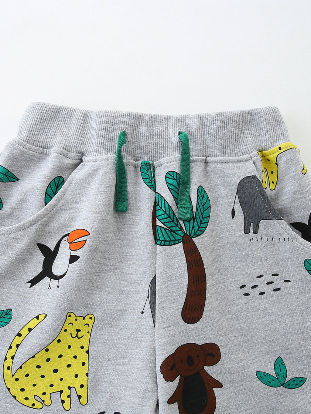 Children's Animal Print Casual Shorts