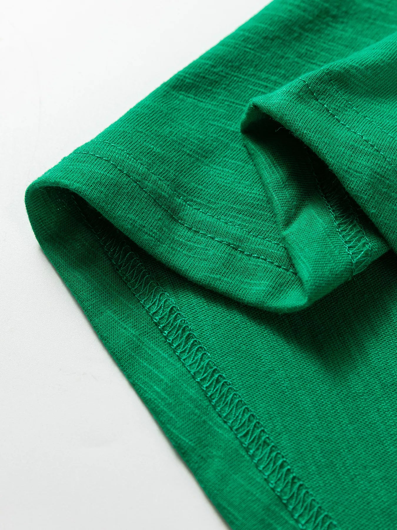 Women's Solid Green Long Sleeve Button Down V-Neck Pullover Top