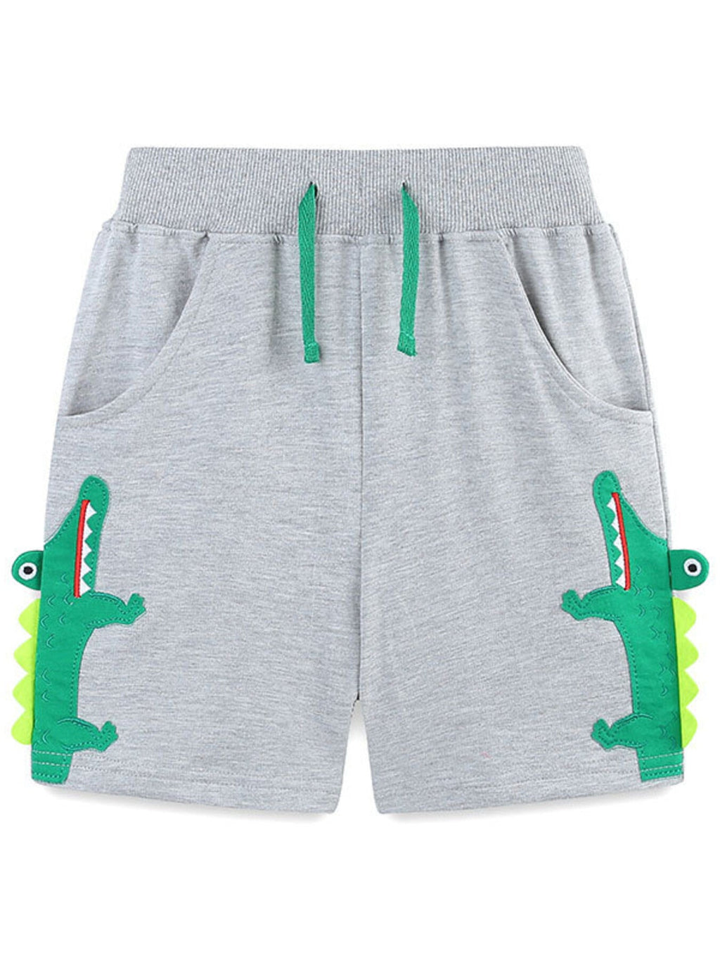 Boys Dinosaur Graphic T-Shirt and Drawstring Shorts Set