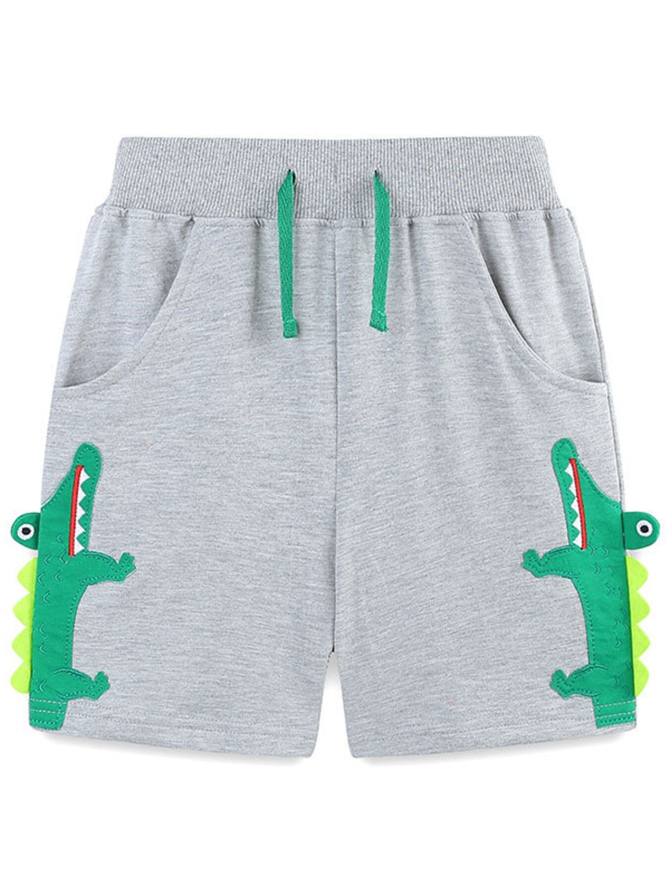 Boys Dinosaur Graphic T-Shirt and Drawstring Shorts Set