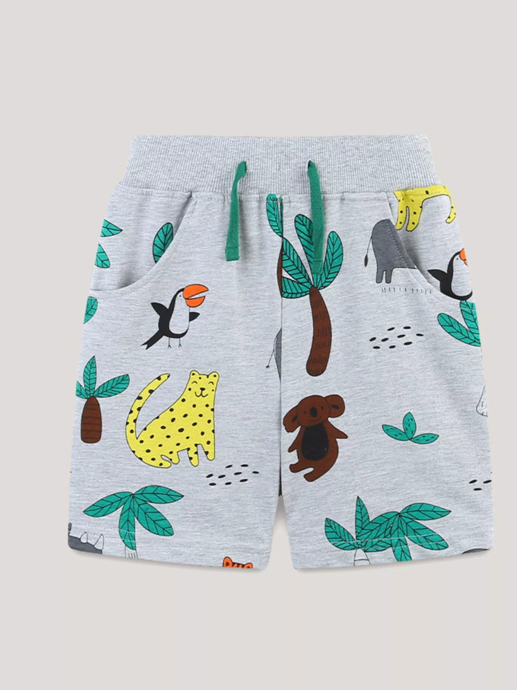 Children's Animal Print Casual Shorts