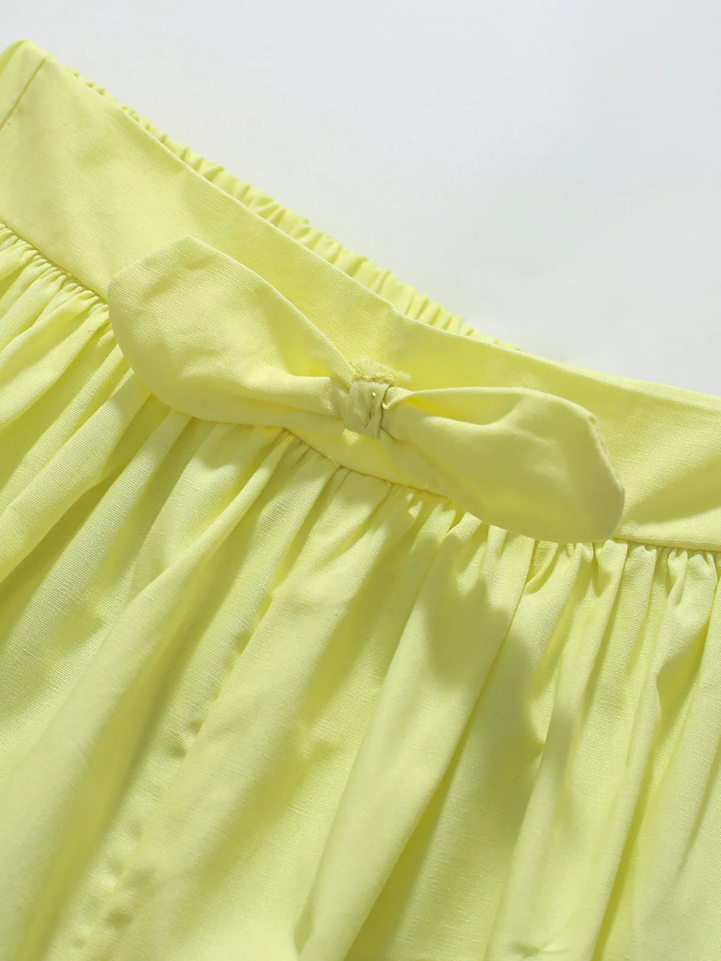 Yellow Polka Dot Pineapple Applique Tee and Shorts Set