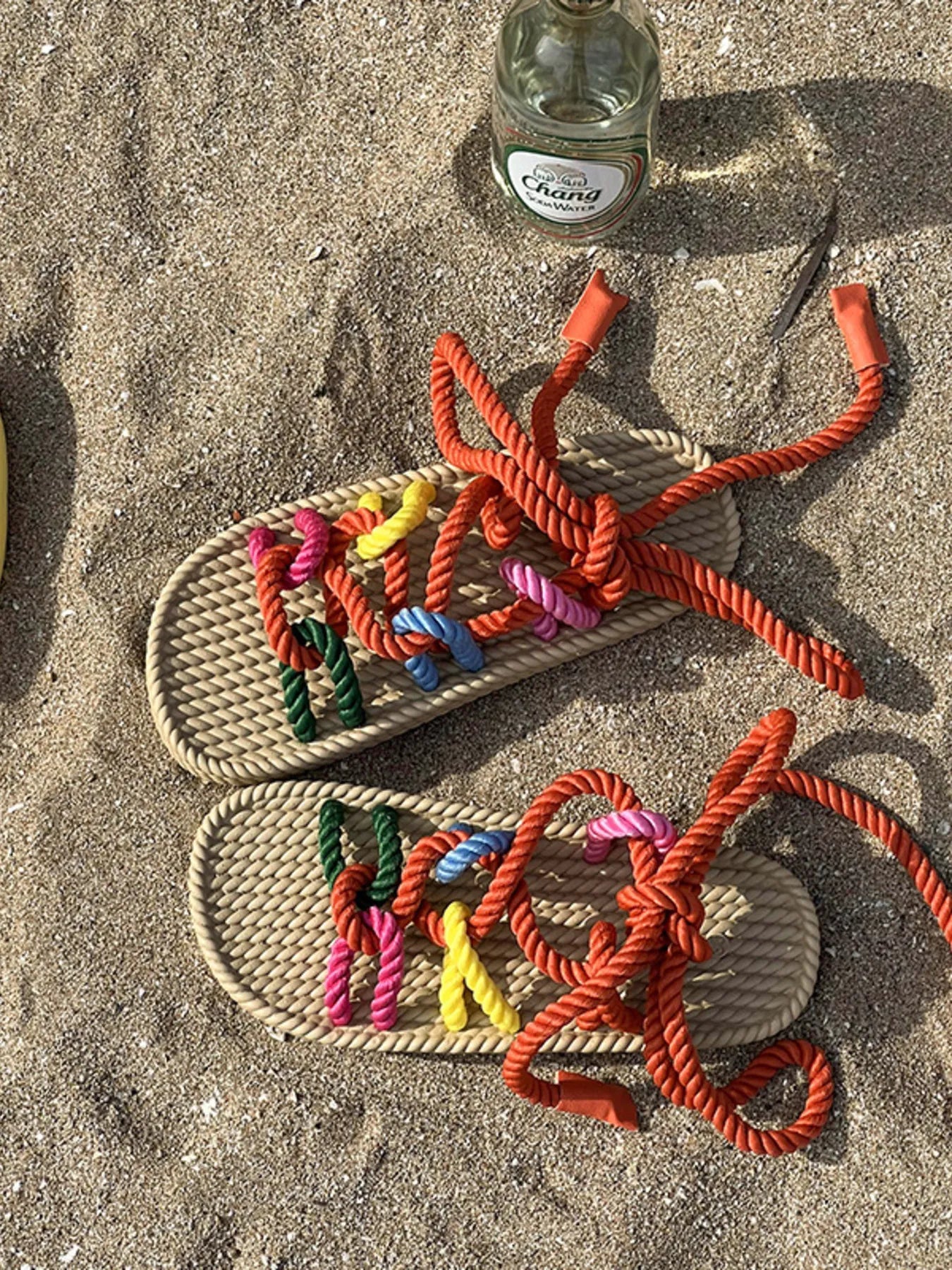 Colorful Rope Woven Sandals