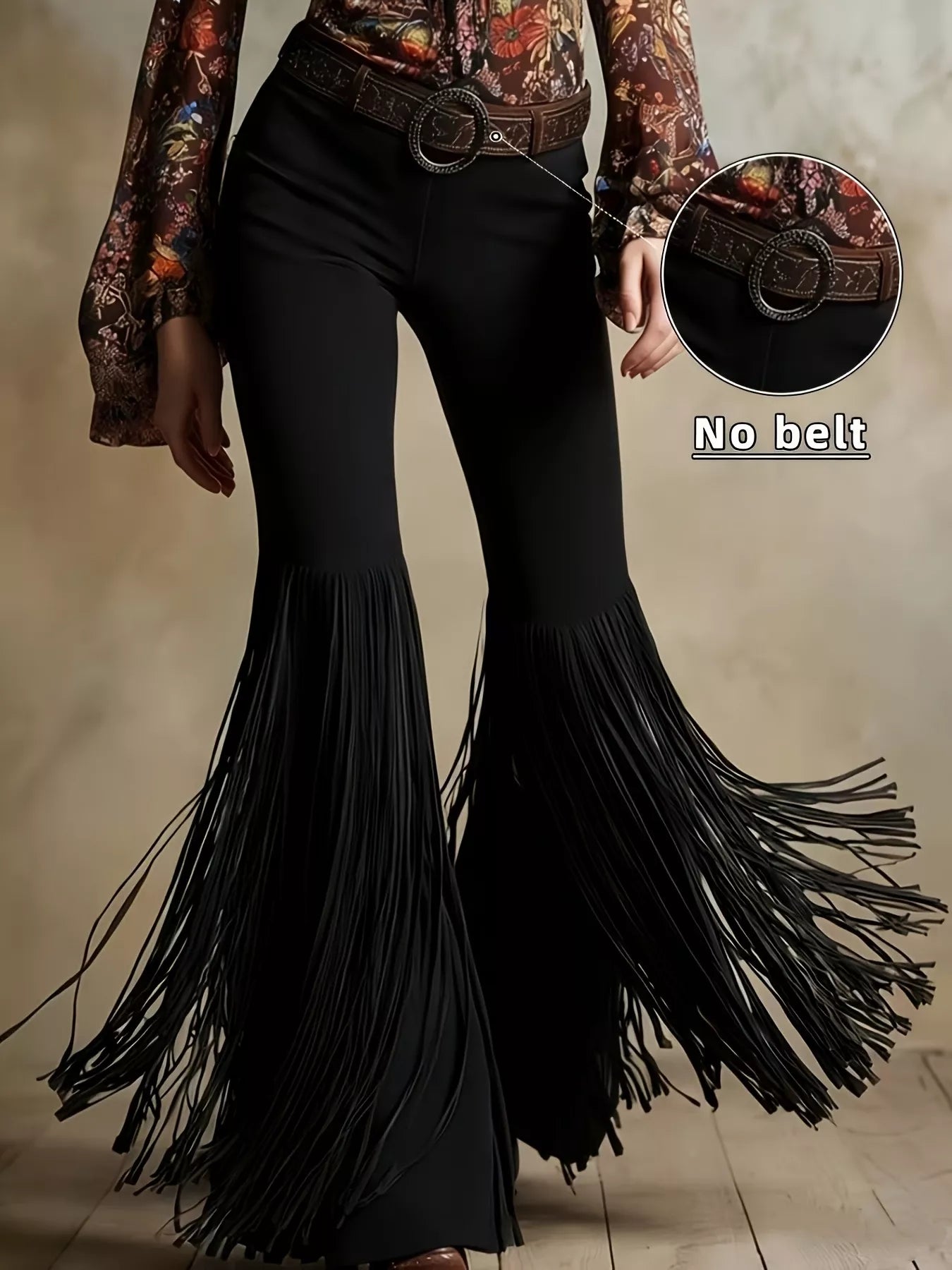 Fringe Flare Pants
