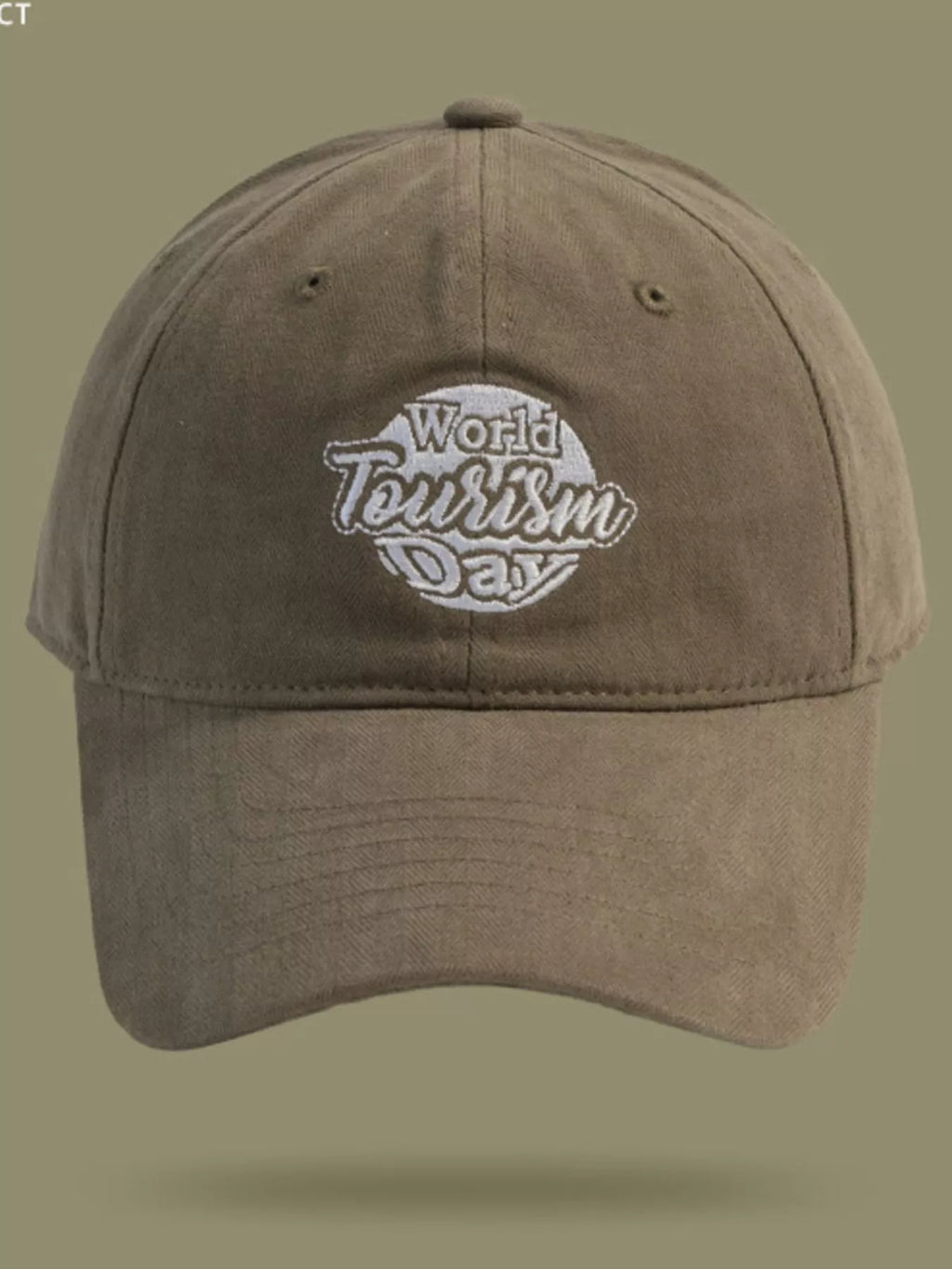 Women's World Tourism Day Embroidered Cap