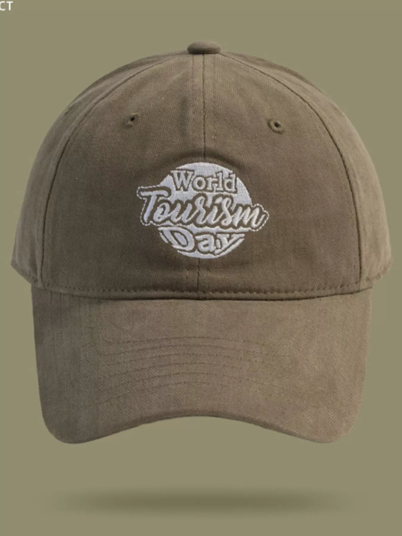 Women's World Tourism Day Embroidered Cap