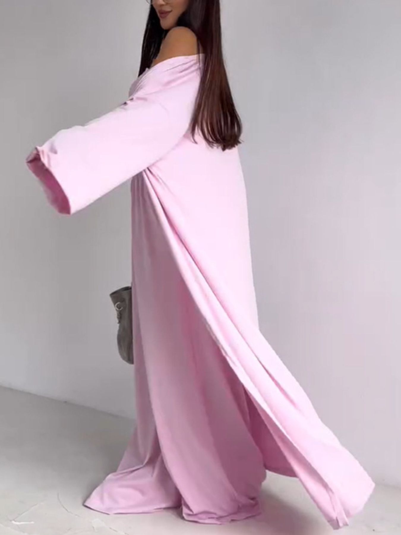 Women Three Piece Tube Top Cardigan and Wide Leg Pants Set