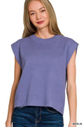 Zenana Viscose Sweater Vest | Soft Round Neck
