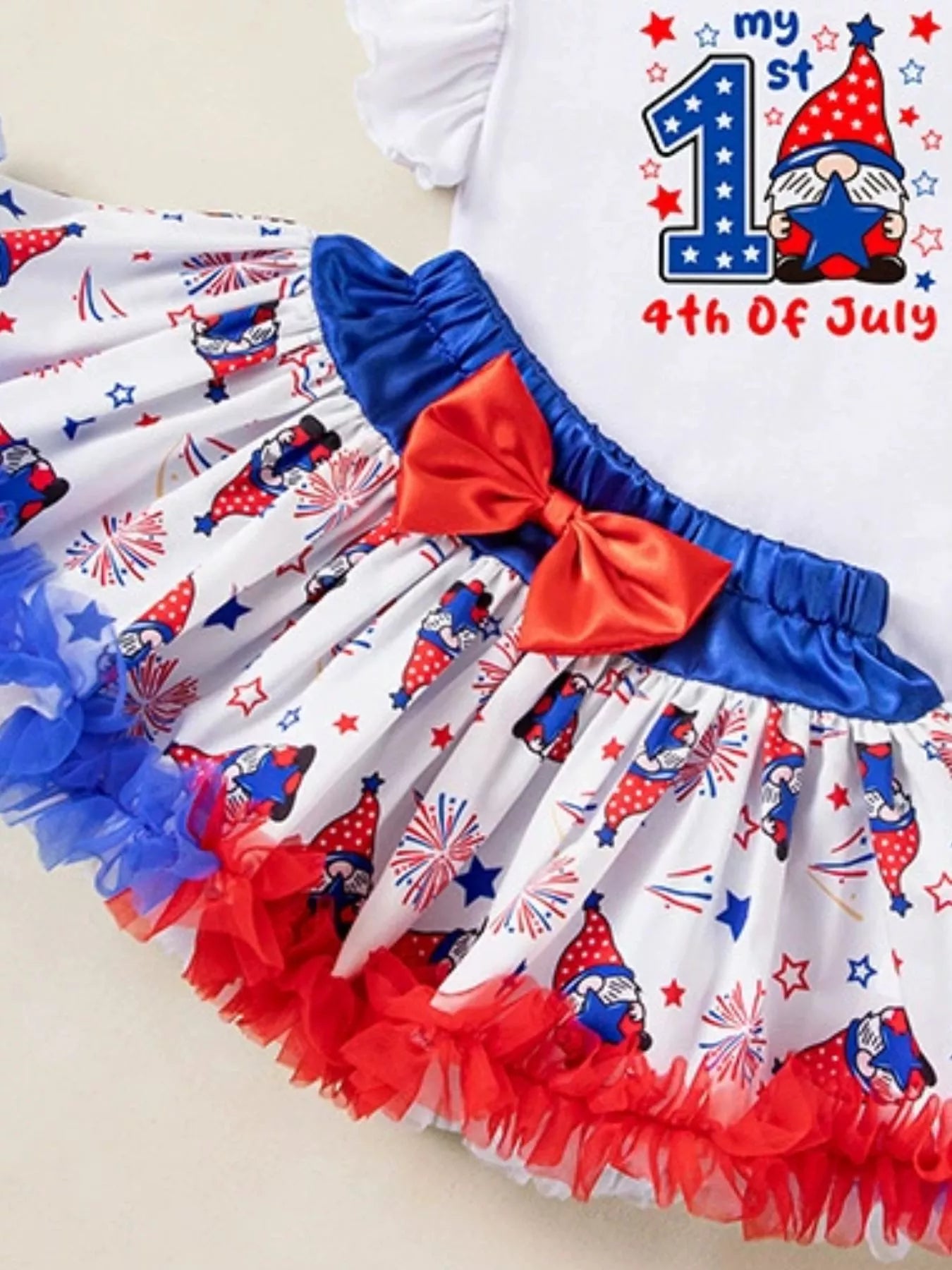 Baby Girls My First 4th of July Outfit Set Patriotic Tutu