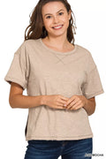 Cotton Slub Short Sleeve Tee - Relaxed Fit