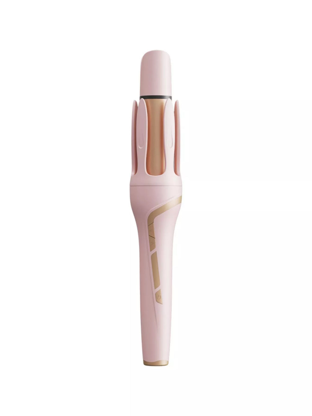 Automatic Rotating Ceramic Curling Iron for Soft Waves Pink