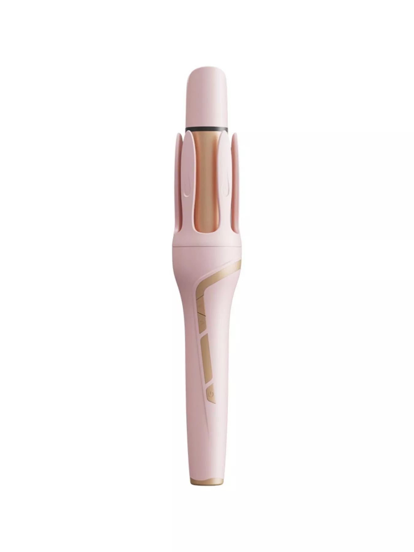 Automatic Rotating Ceramic Curling Iron for Soft Waves Pink