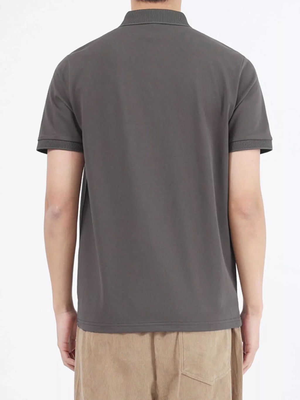 Men's Plus Size Button Detail Short Sleeve Polo