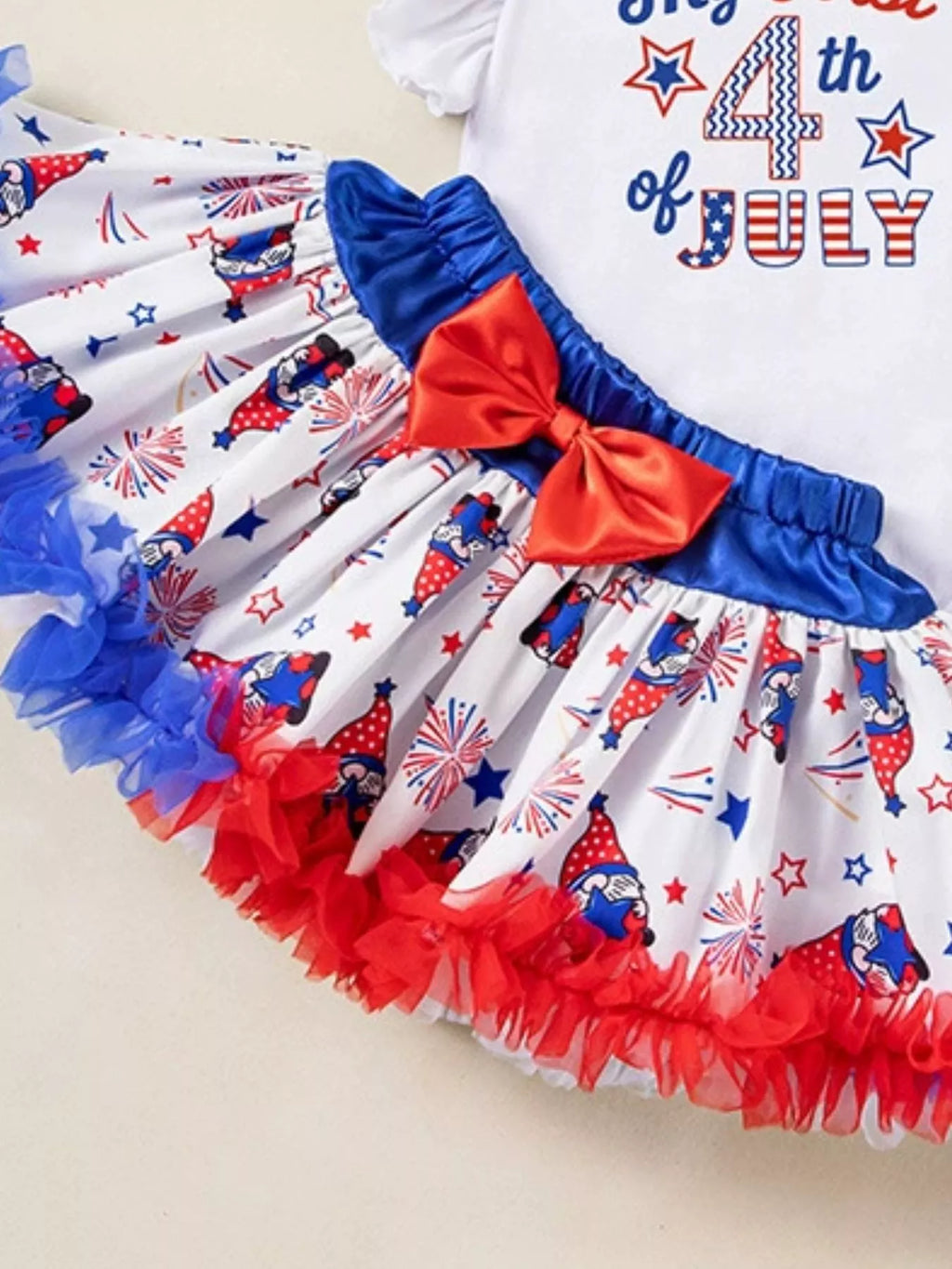 Baby Girls My First 4th of July Outfit Set Patriotic Tutu