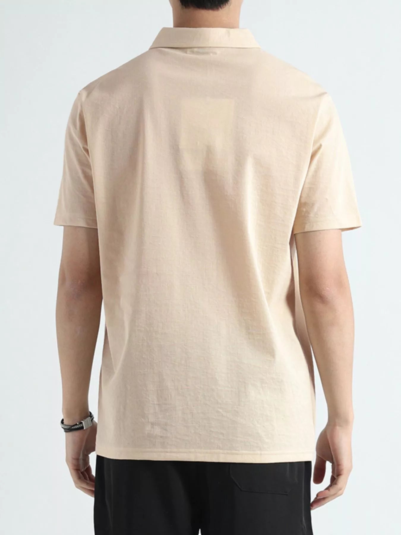 Men's Plus Size Casual Fit Short Sleeve Polo