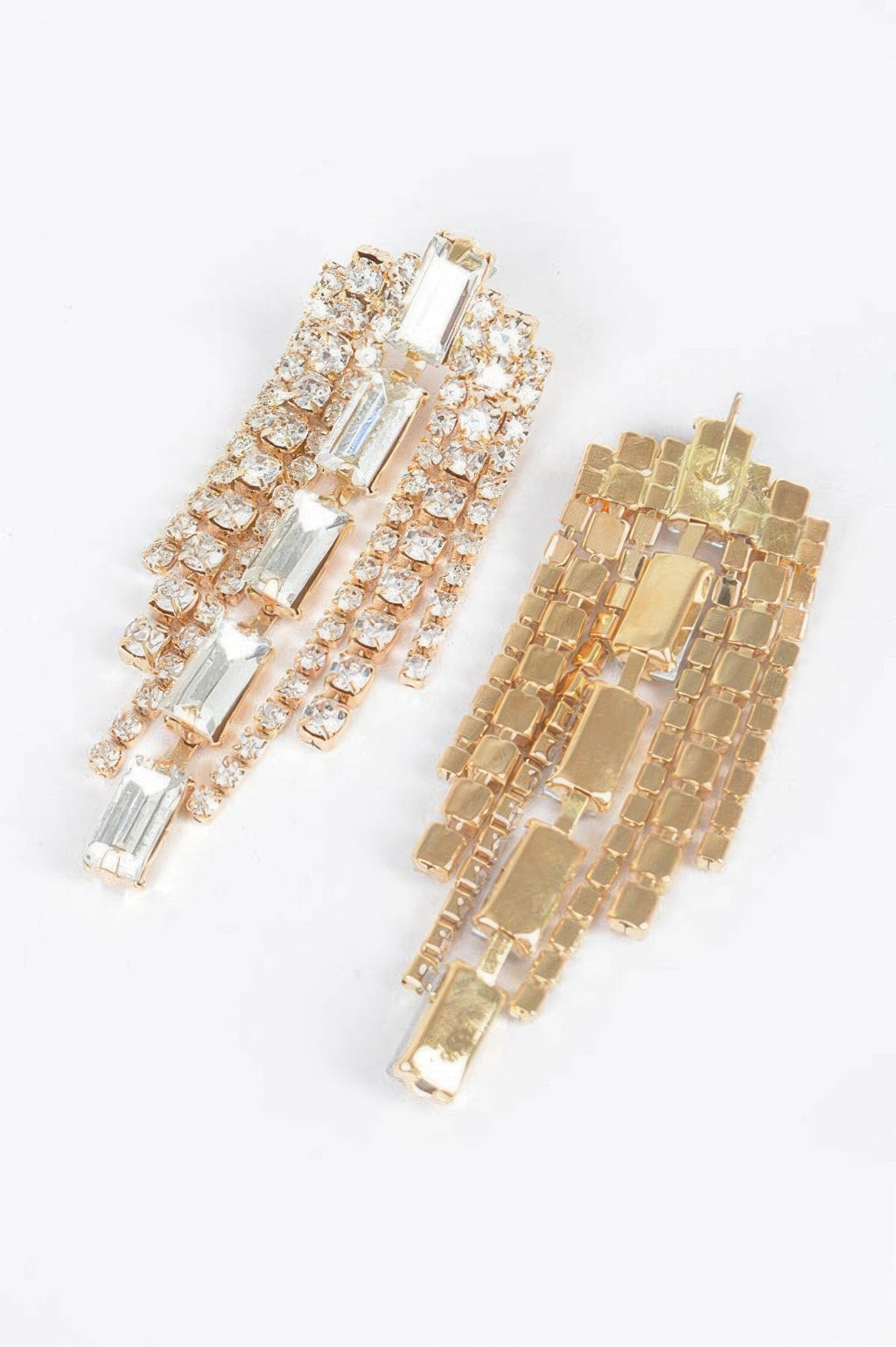 Multi Shape Rhinestone Earring