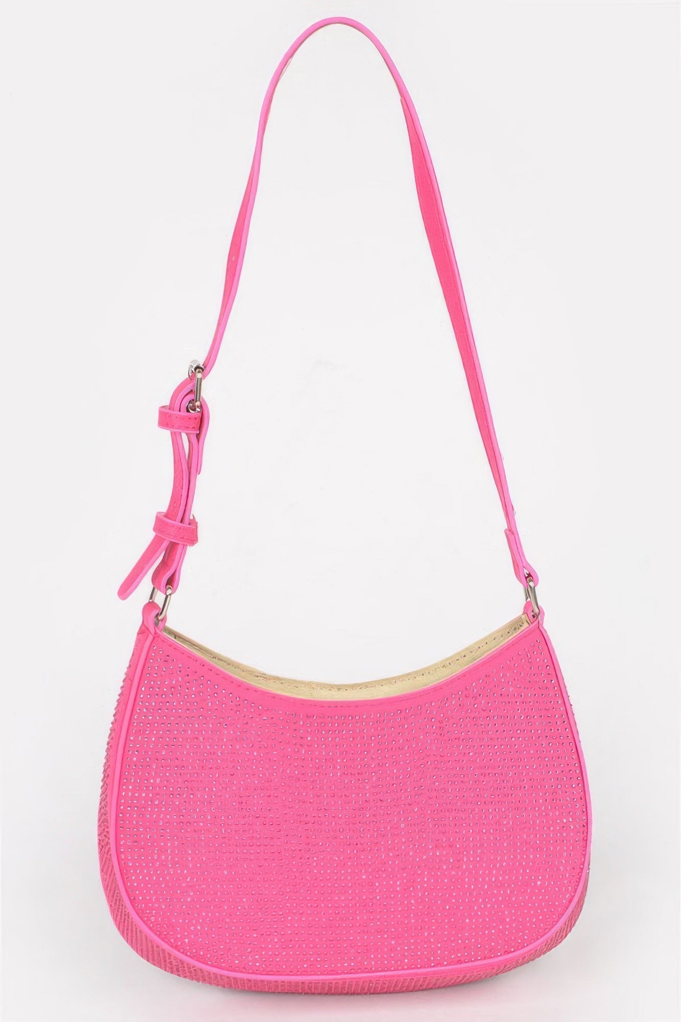 Elegant Hot Fix Shoulder Bag - Women's Accessory