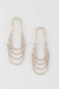 Multi Rhinestone Drop Earrings