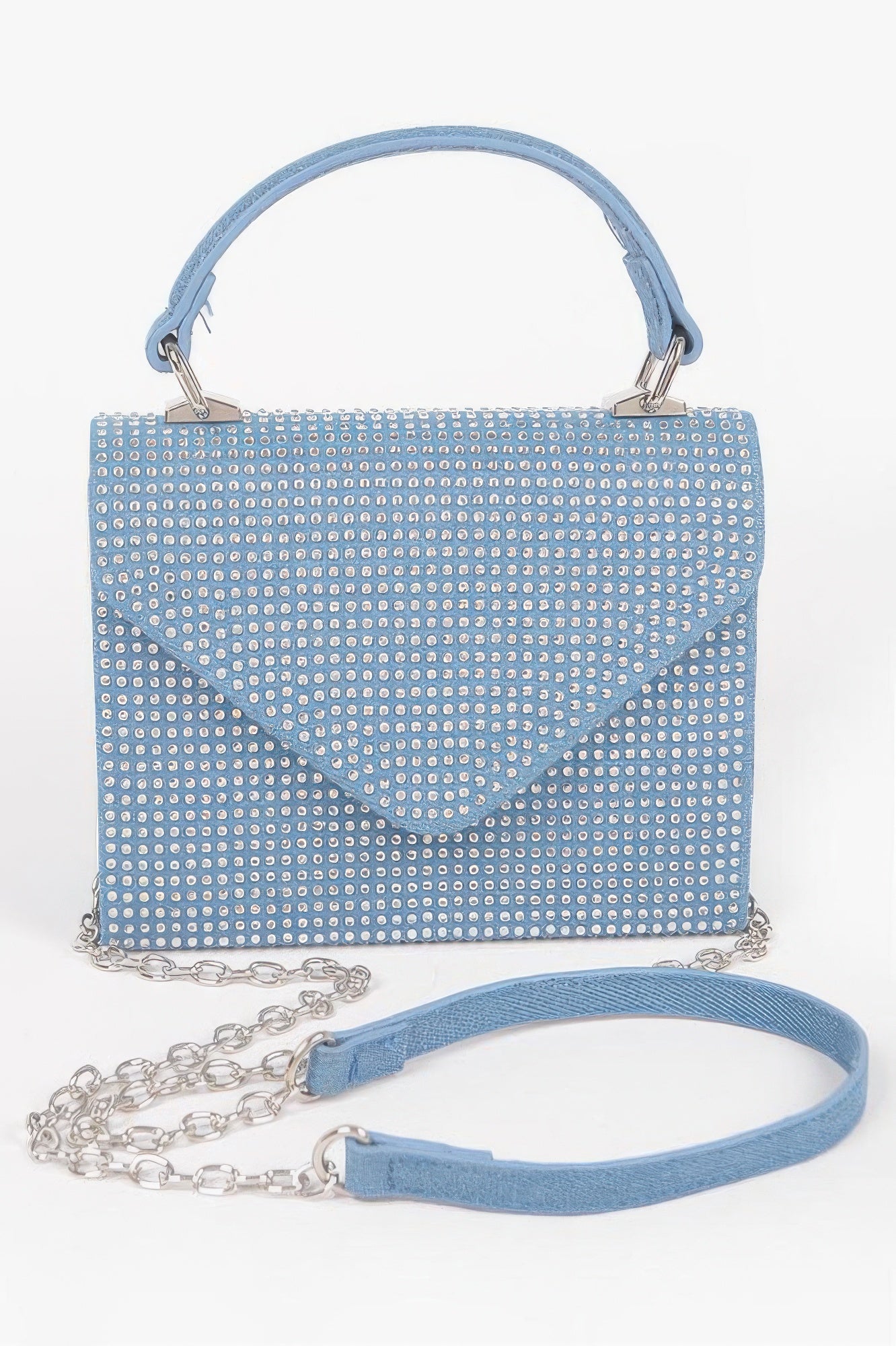 Hot Fix Stone Top Handle Bag