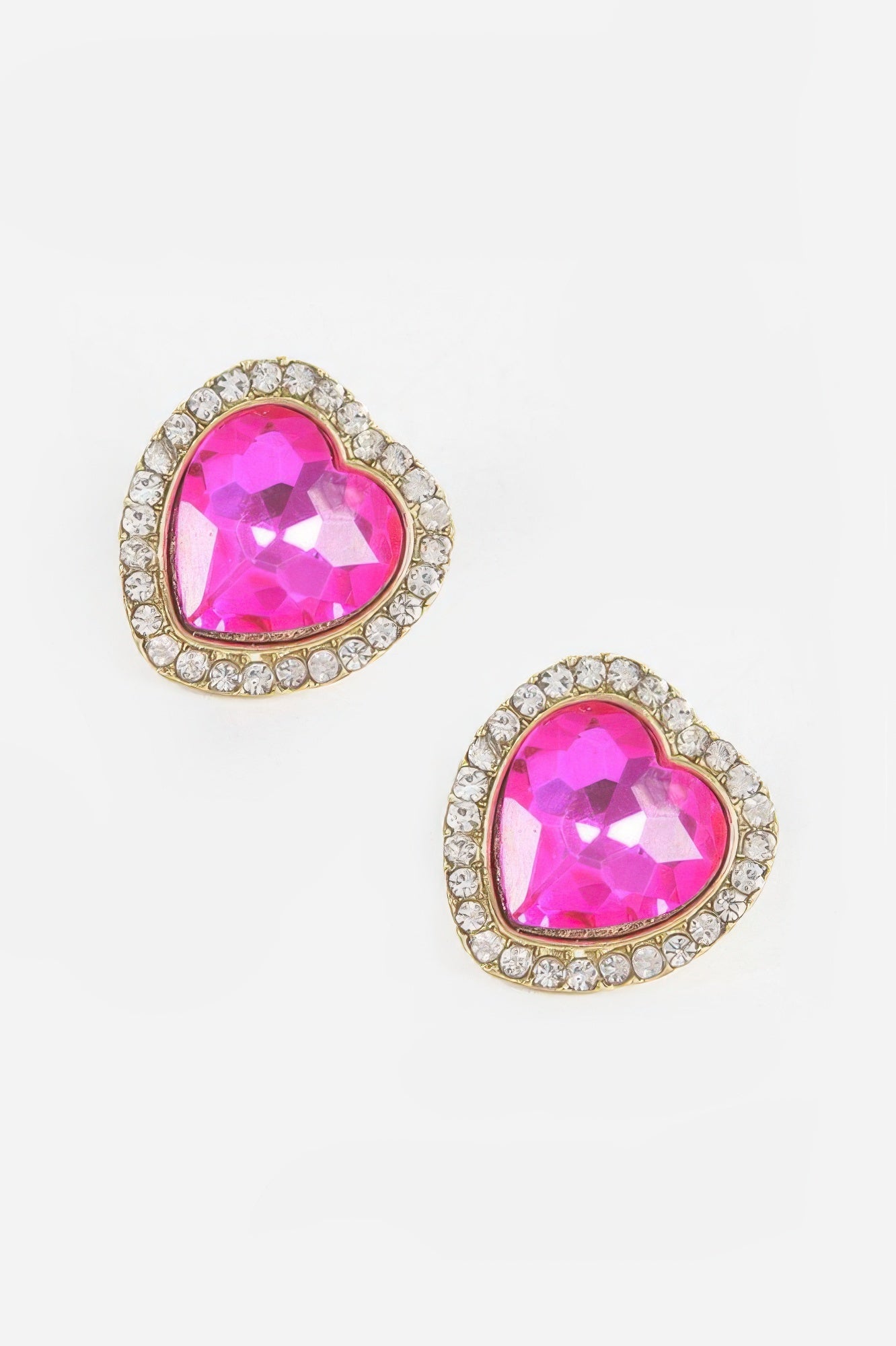 Heart Shape Stone Earring