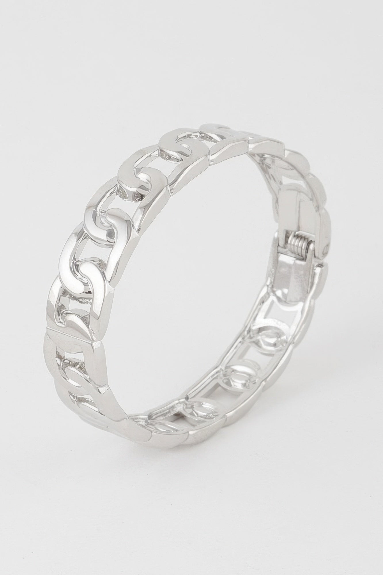 Curb Chain Cuff Bracelet
