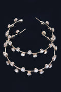 Rhinestone Hoop Earring