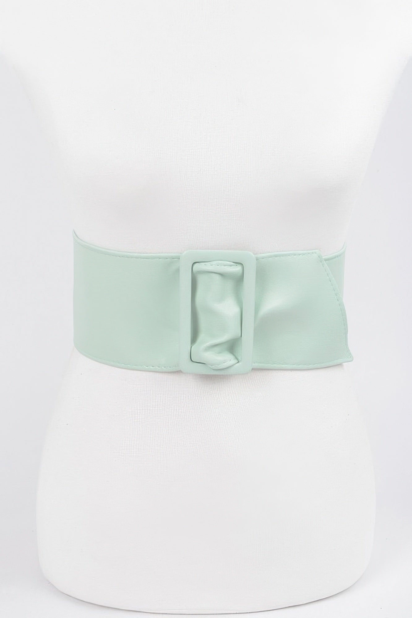 Faux Leather Waist Belt