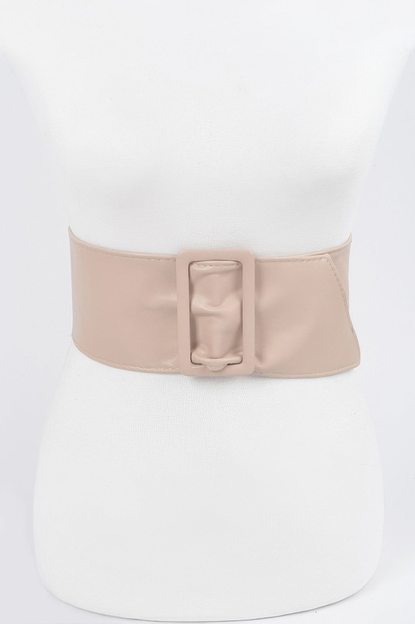 Faux Leather Waist Belt