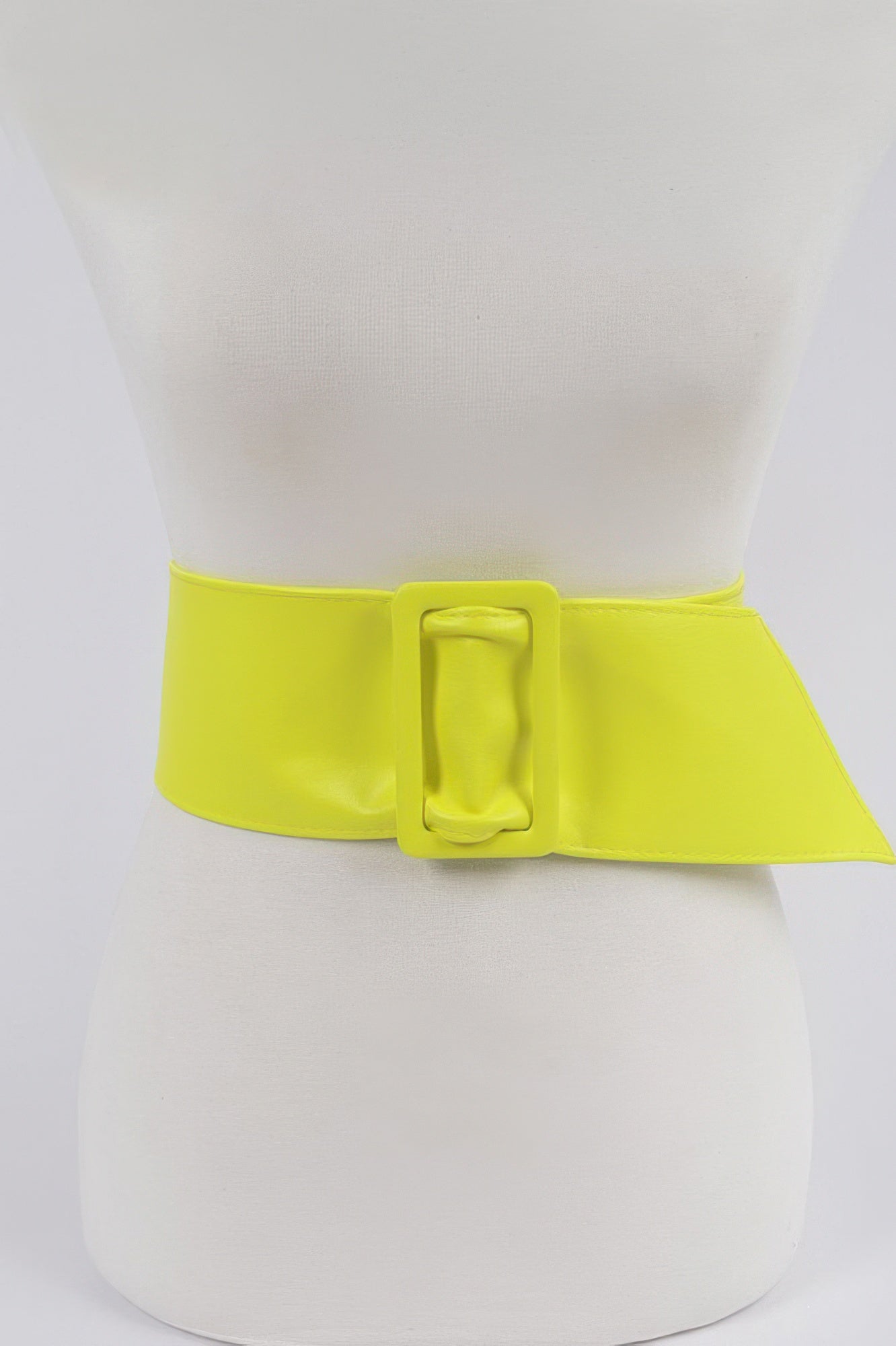 Faux Leather Waist Belt