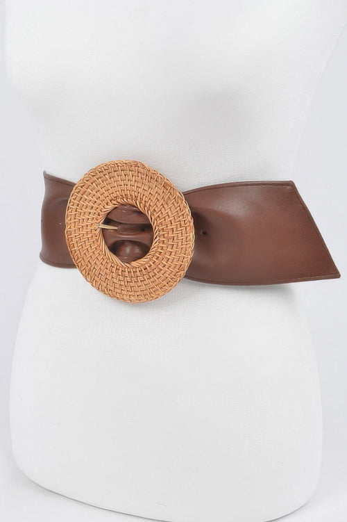 Bamboo Round Plus Size Belt