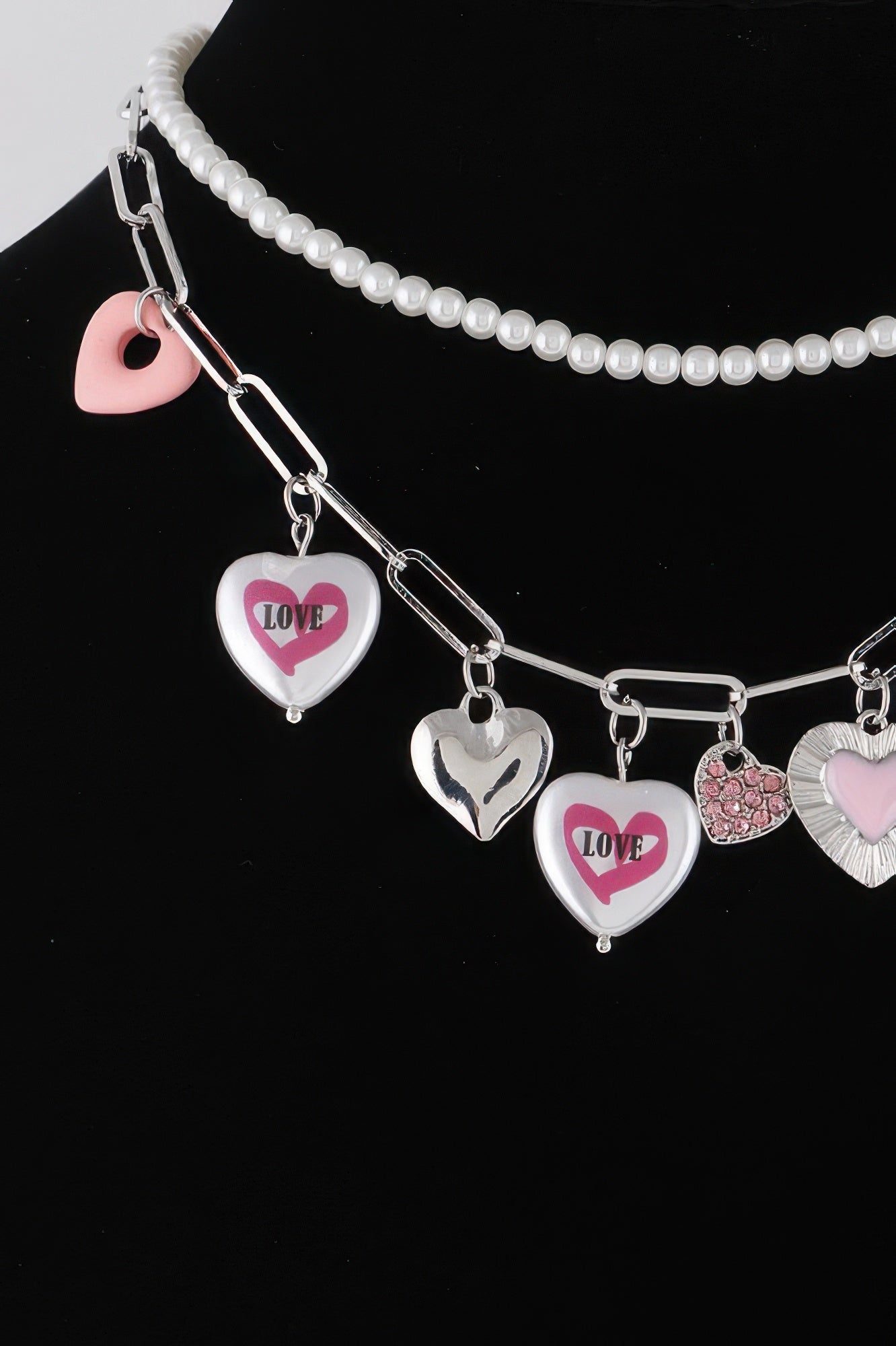 Heart Charms Necklace