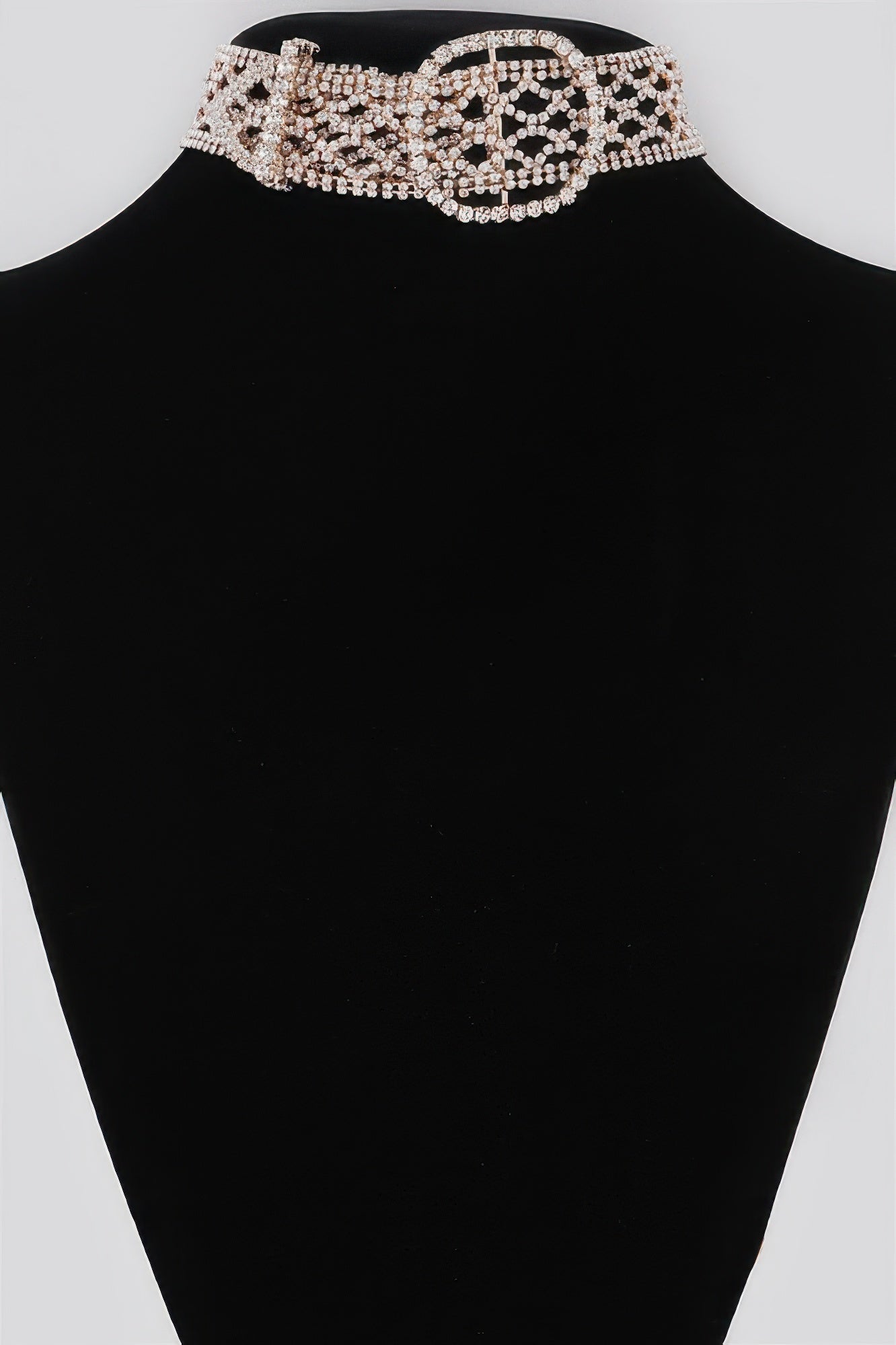 Diamond Belt Choker Necklace