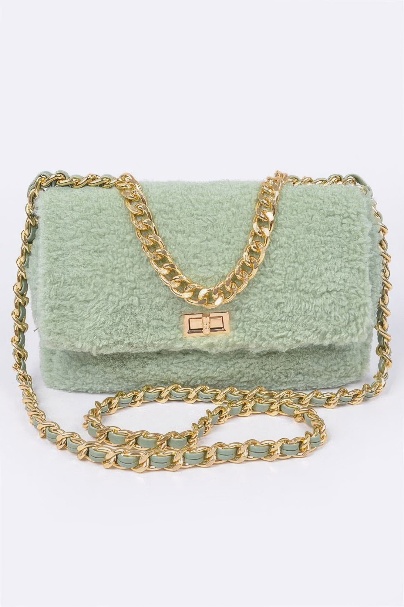 Faux Fur Shoulder Bag