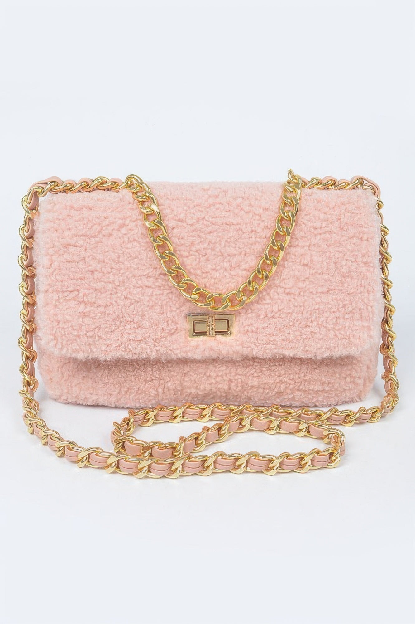 Faux Fur Shoulder Bag