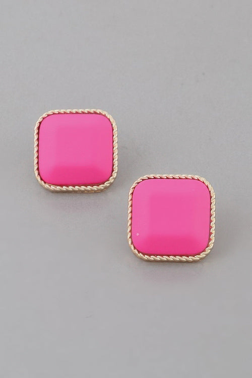 Antique Twisted Cubic Earrings