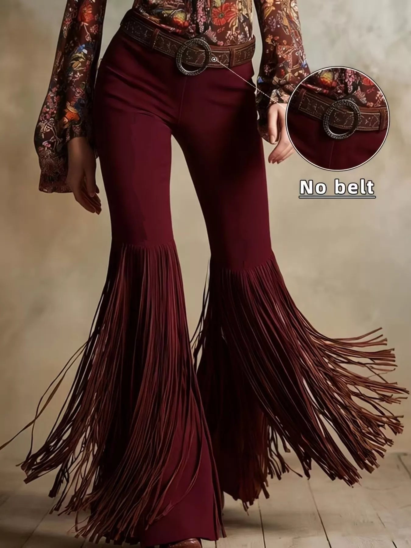 Fringe Flare Pants