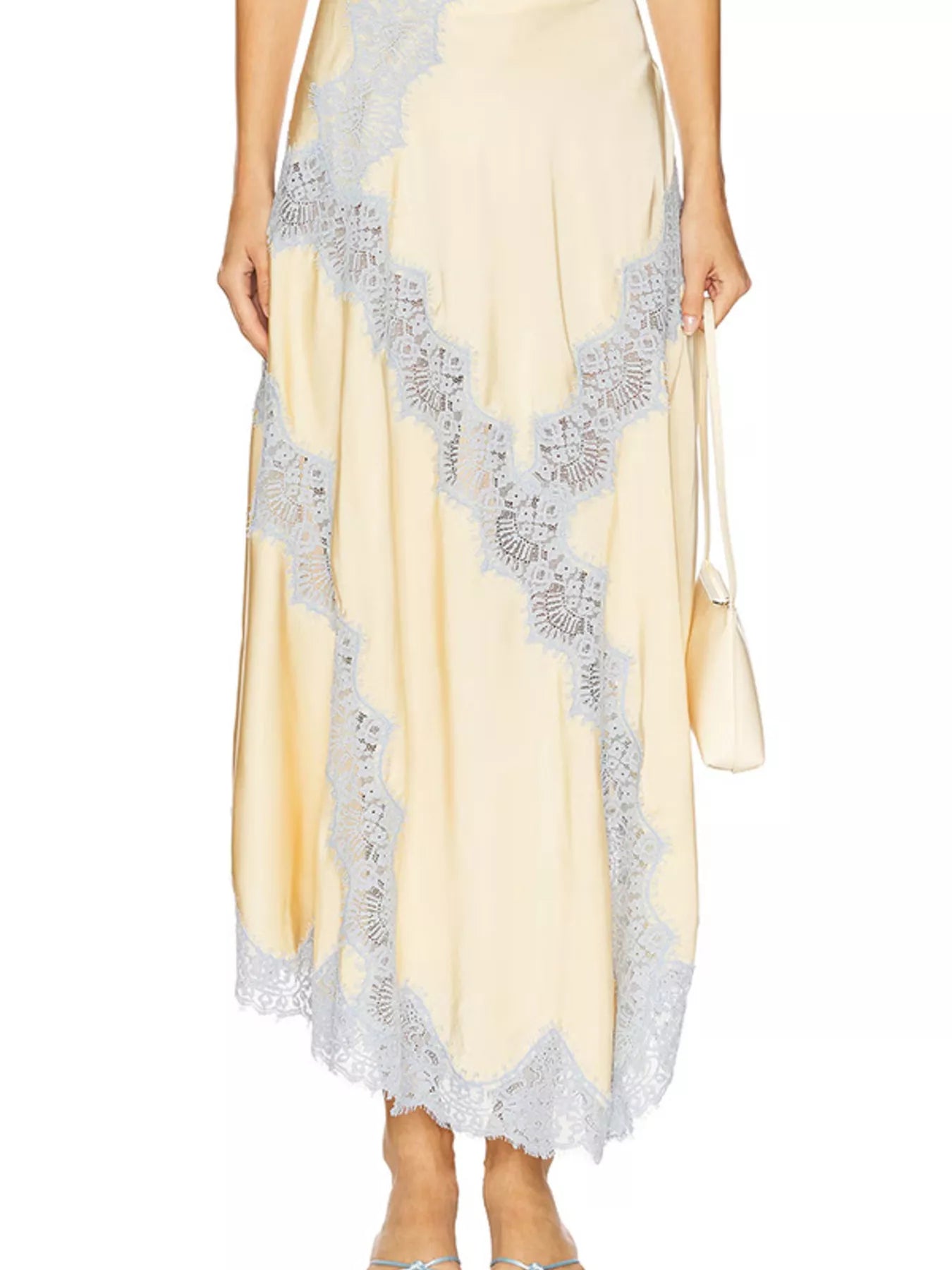 Lace Detail Cami and Skirt Set