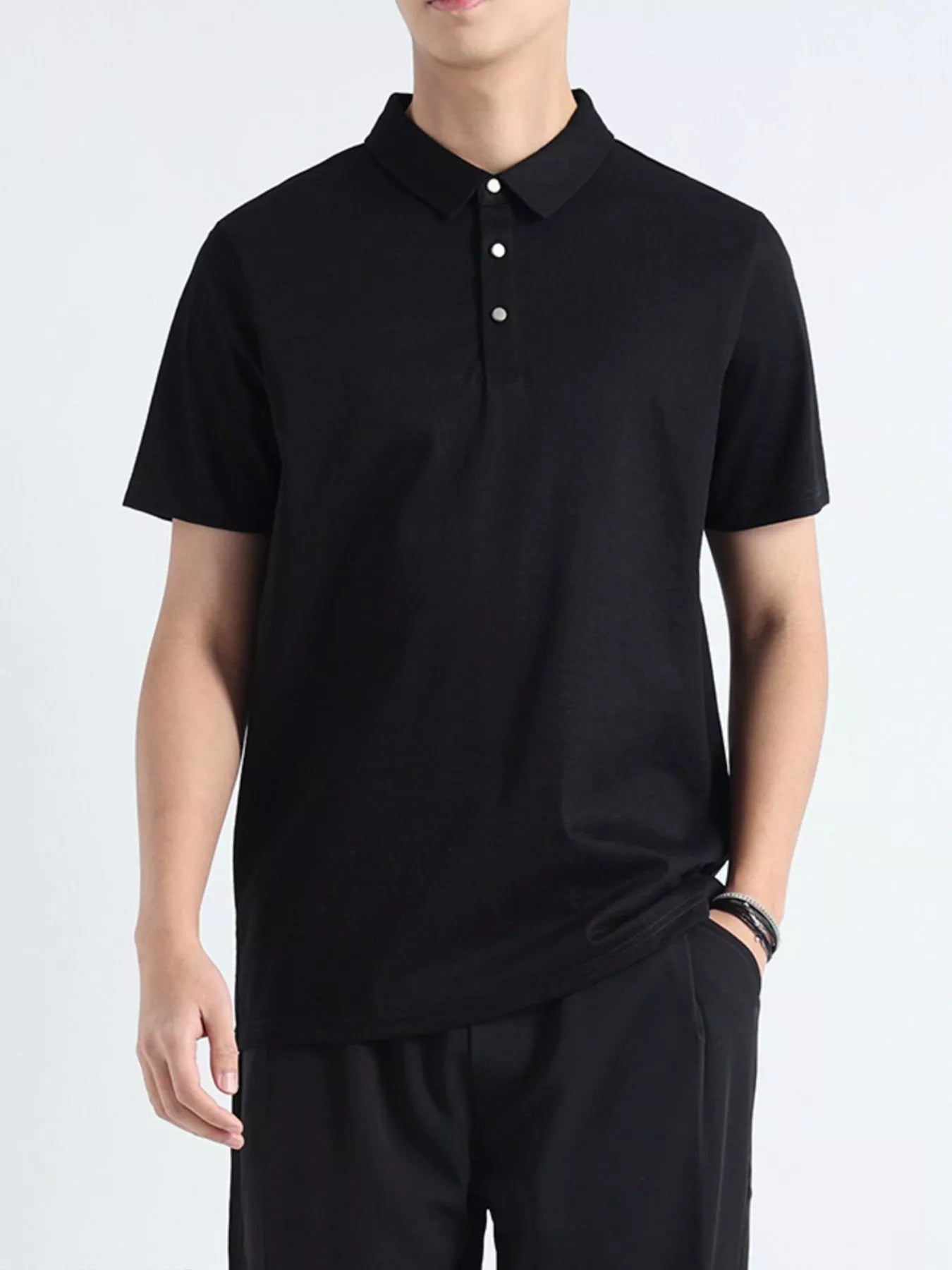 Men's Plus Size Casual Fit Short Sleeve Polo