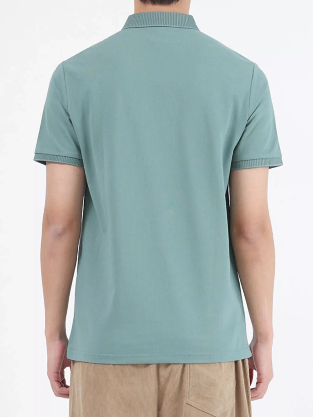 Men's Plus Size Button Detail Short Sleeve Polo