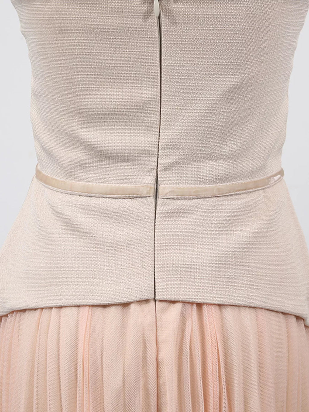 Embroidered Tulle Pleated Midi Dress