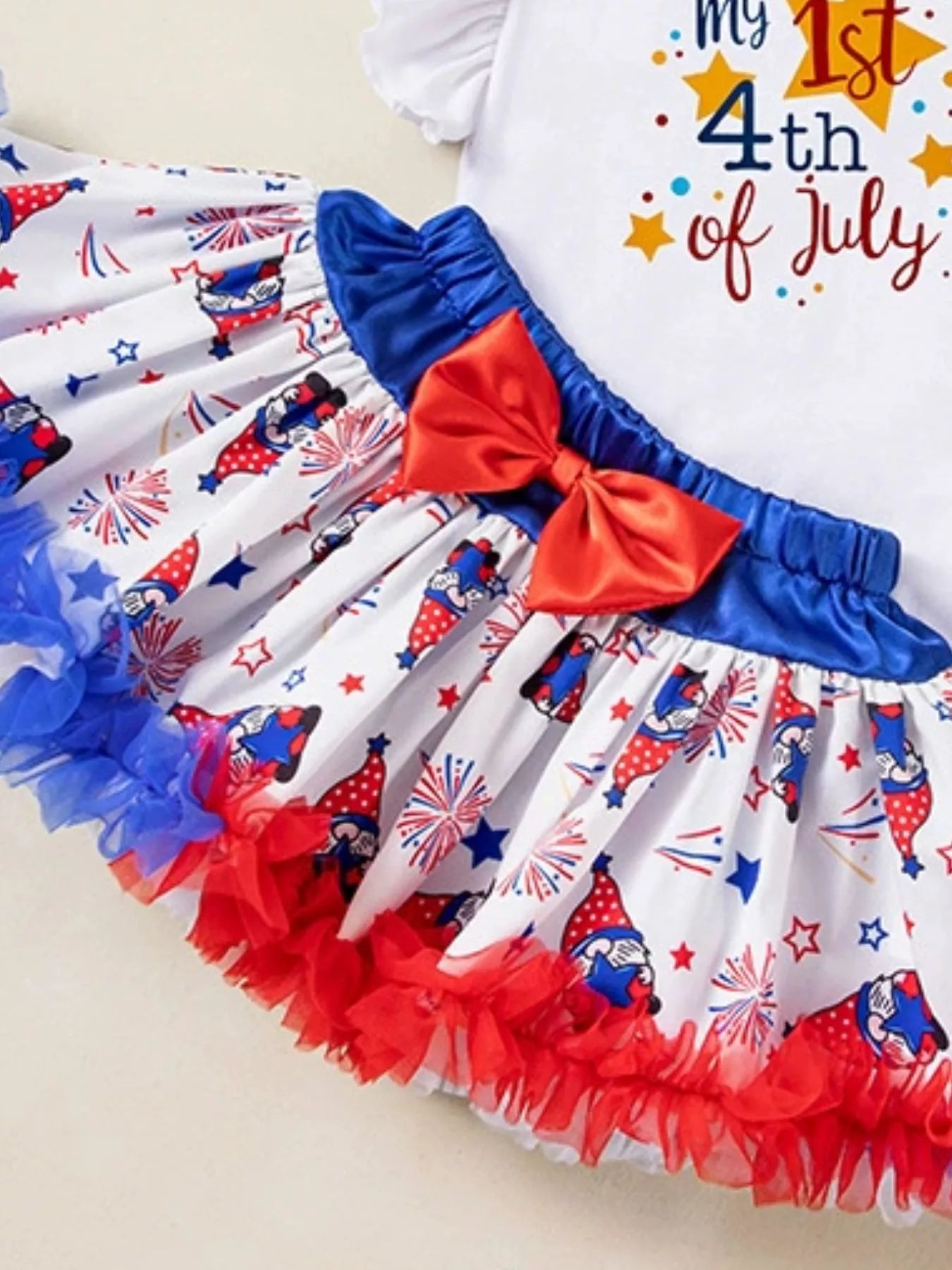 Baby Girls My First 4th of July Outfit Set Patriotic Tutu