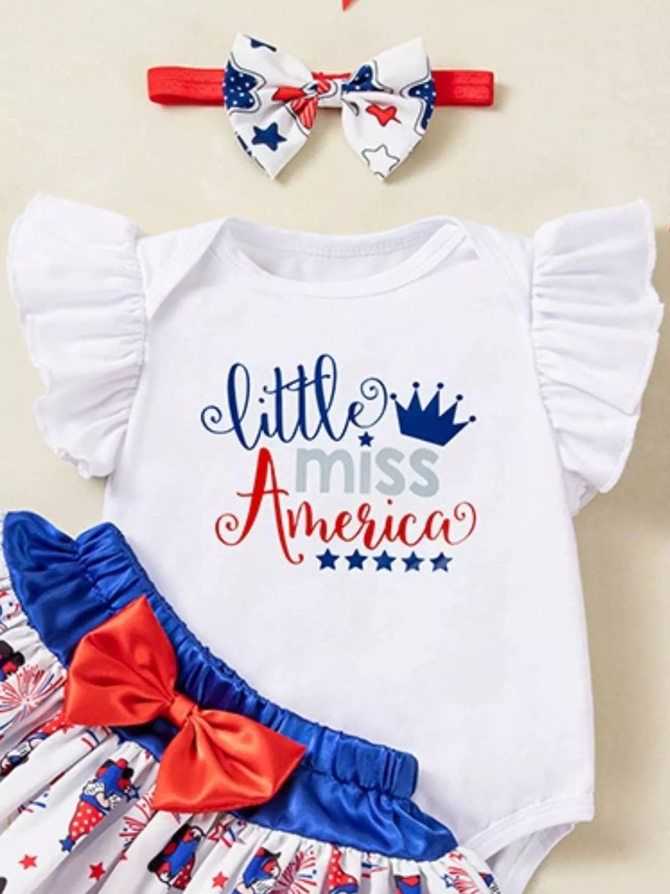 Baby Girls My First 4th of July Outfit Set Patriotic Tutu
