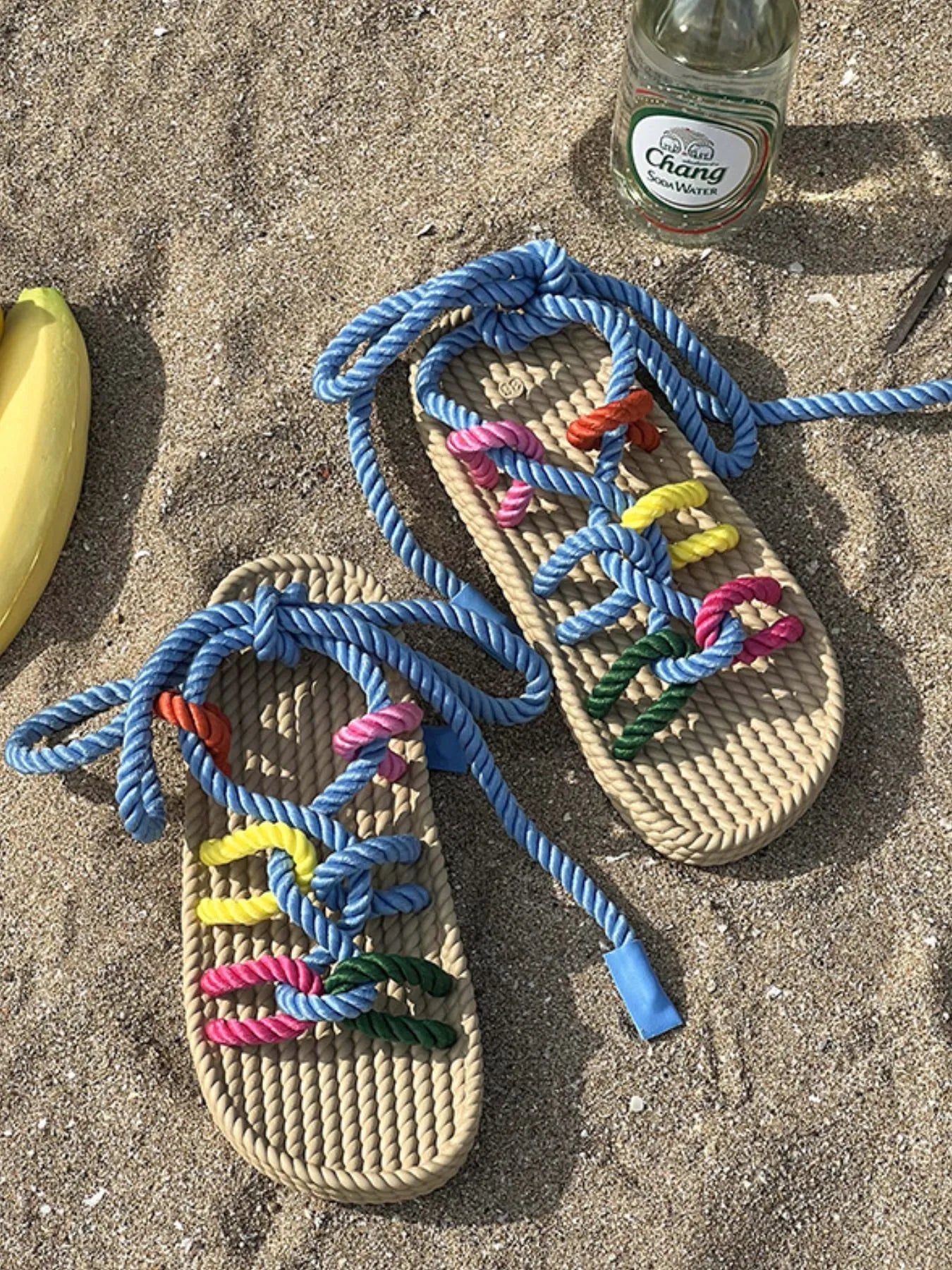 Colorful Rope Woven Sandals