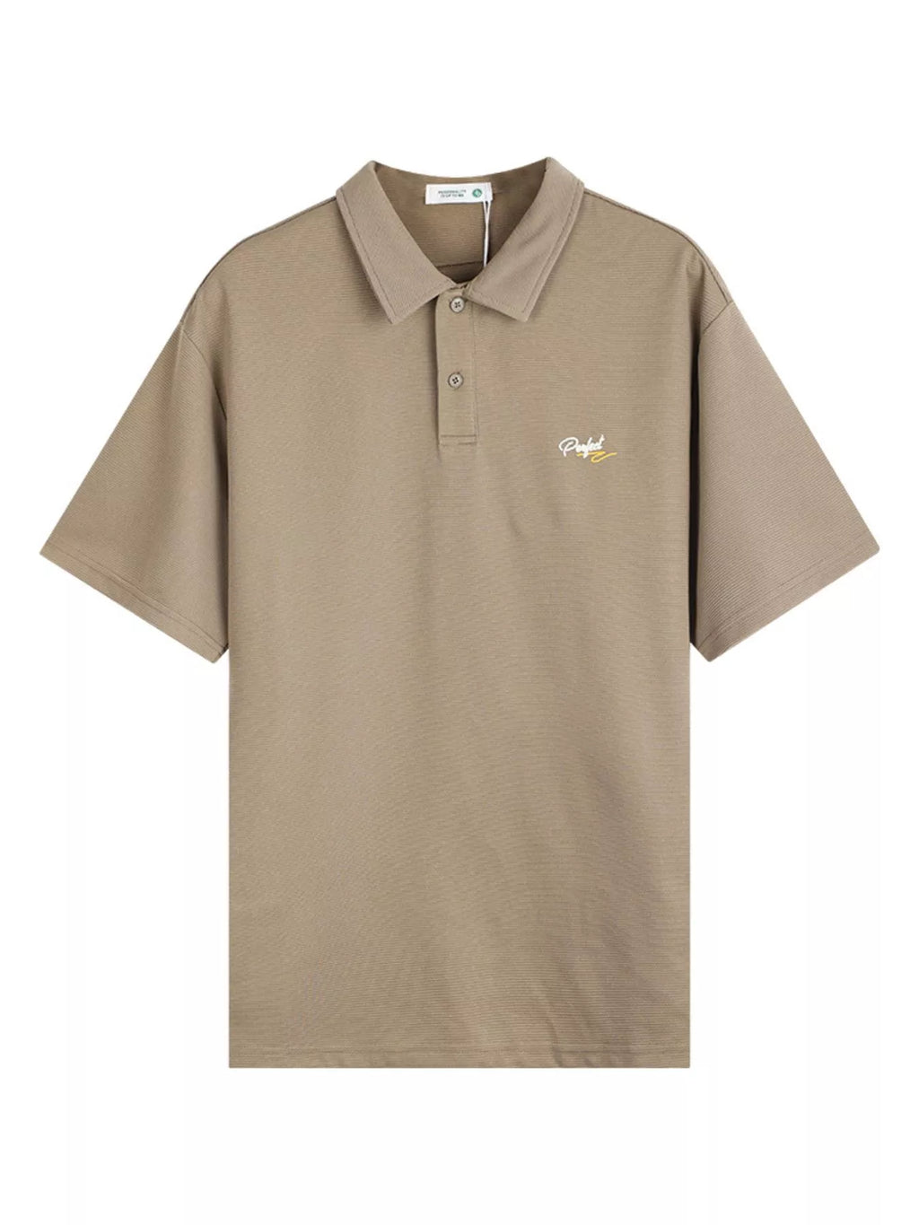 Men's Plus Size Button Detail Short Sleeve Polo