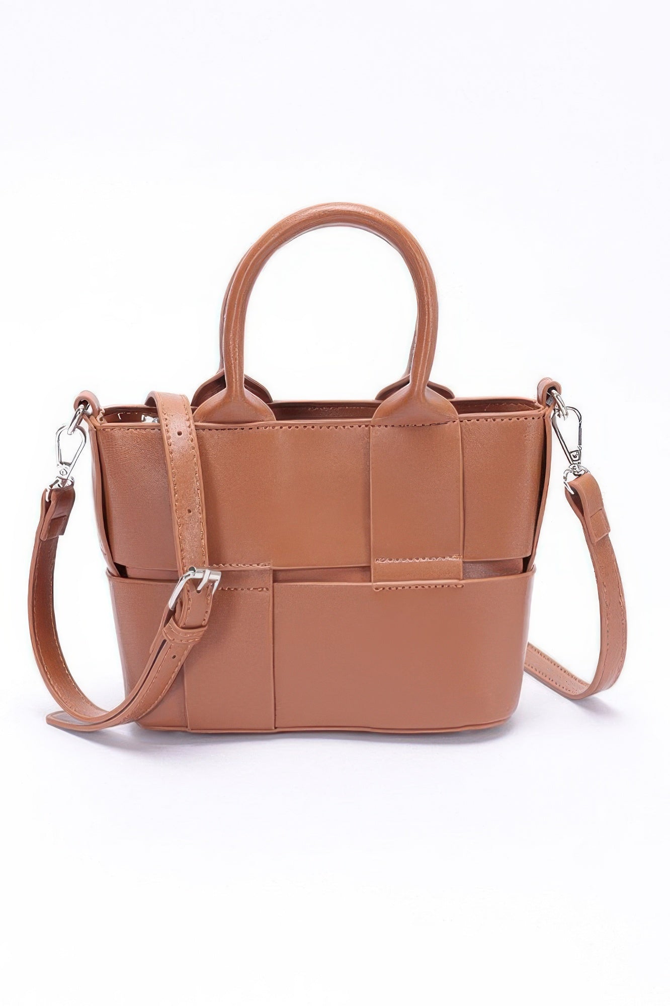 Faux Leather Tote Bag
