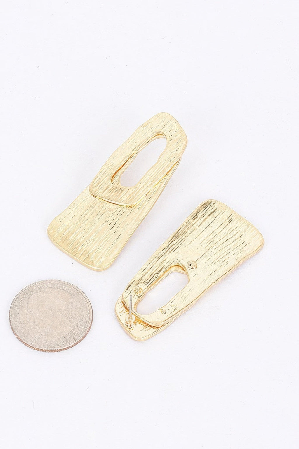 Gold Plated Metal Earring