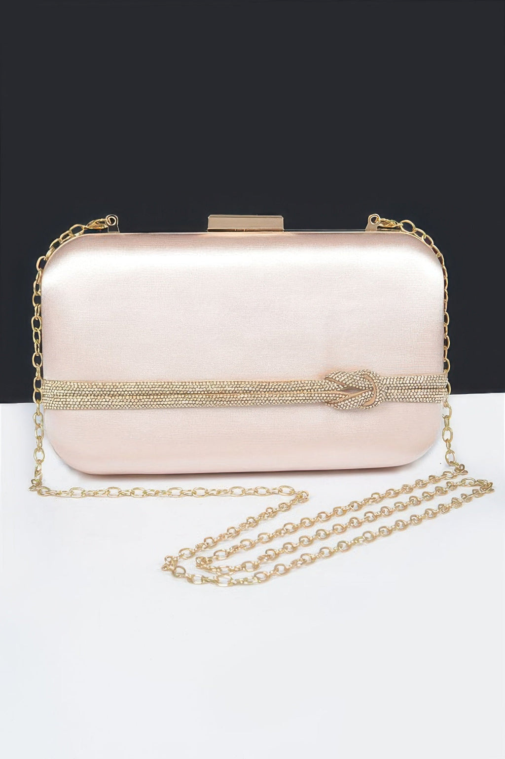 Satin Frame Party Clutch