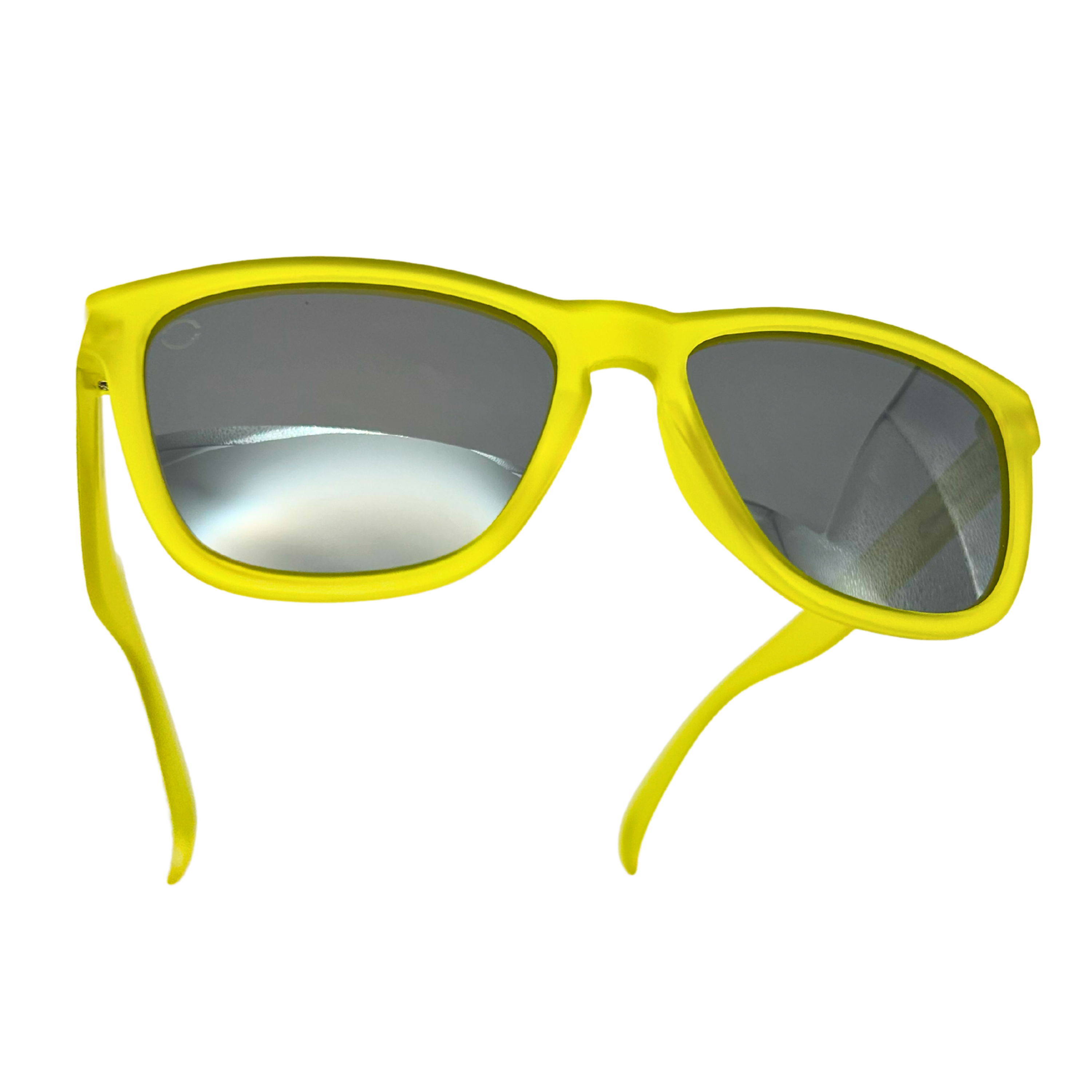 Yellow Bird Sunglasses with Dark Grey Polarized Lenses