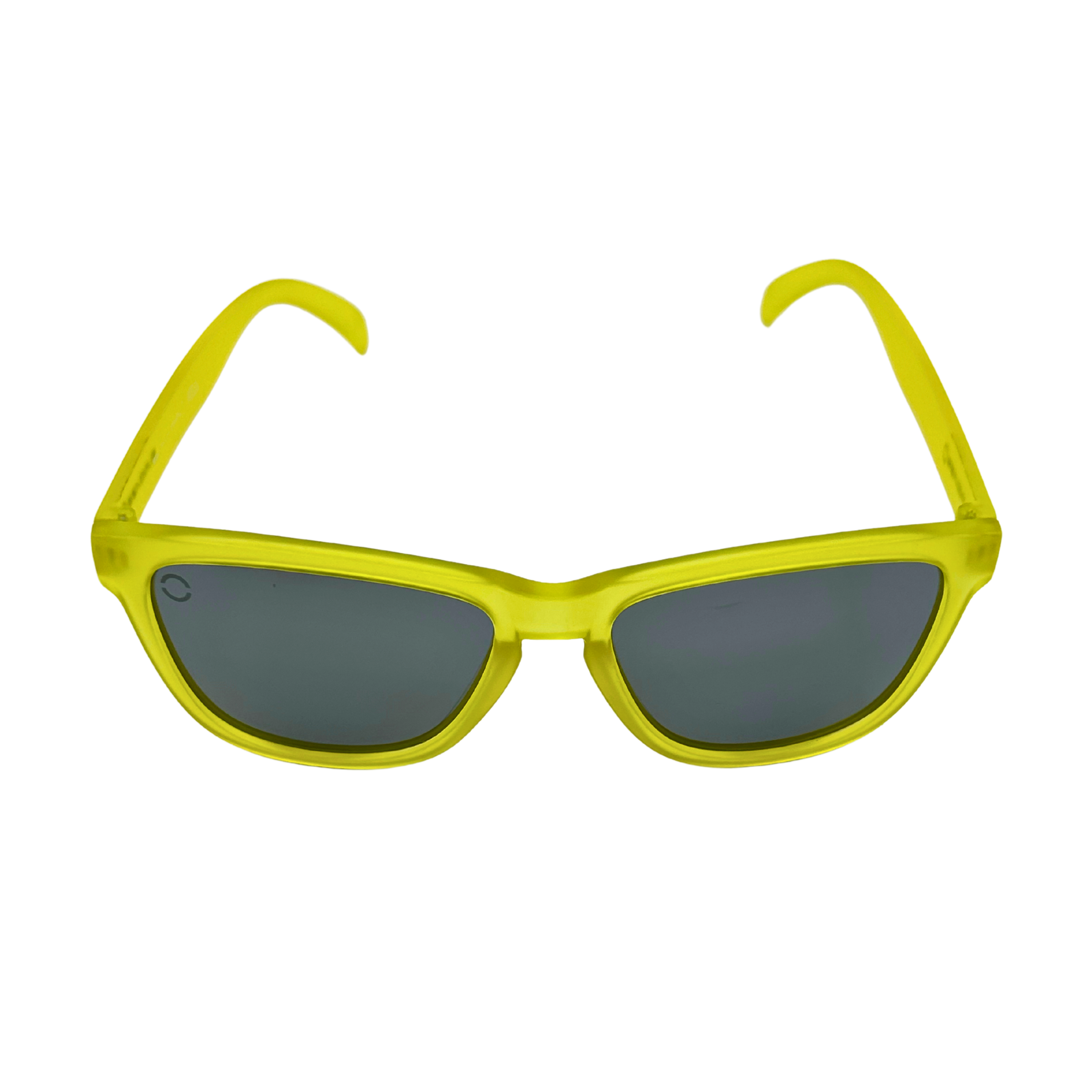 Yellow Bird Sunglasses with Dark Grey Polarized Lenses