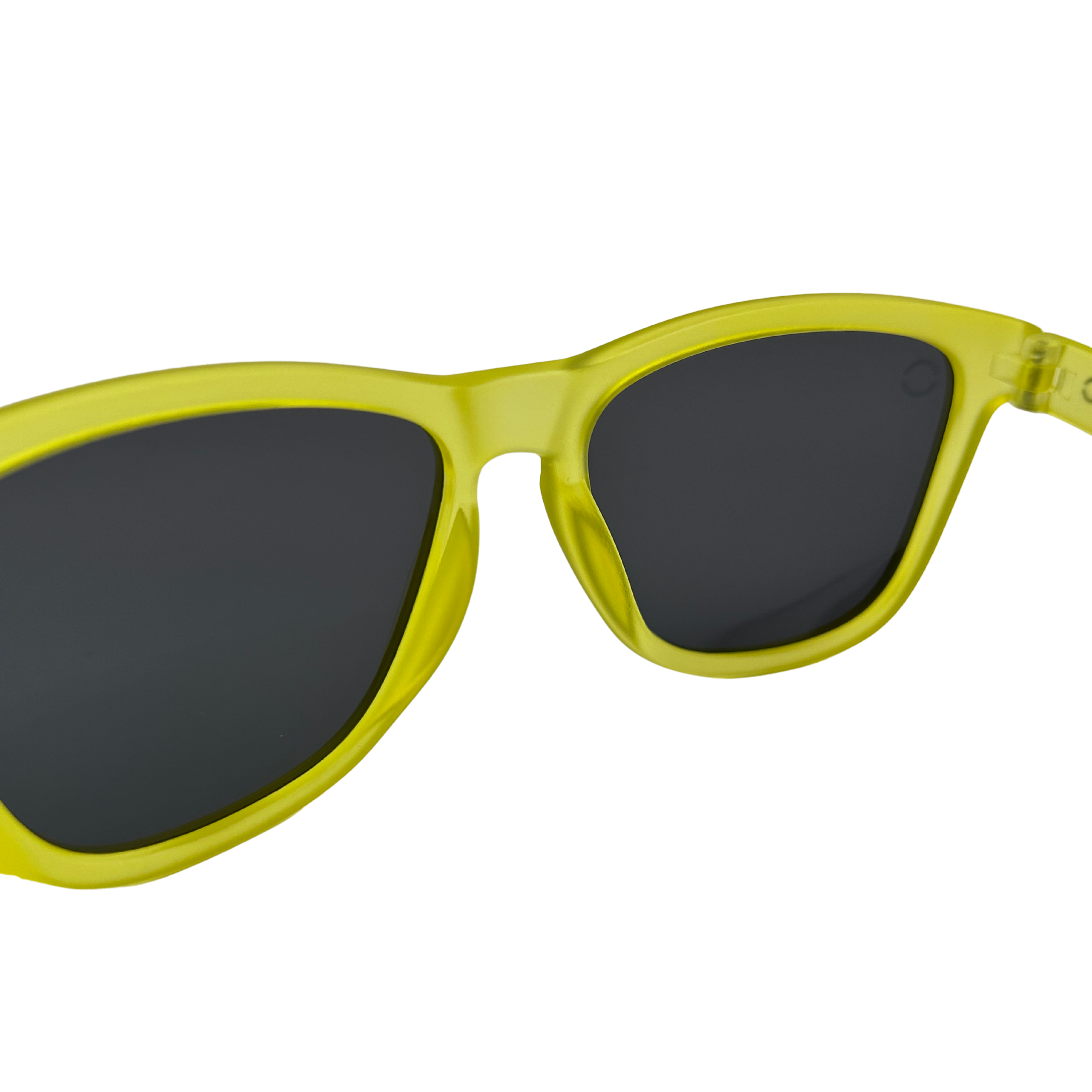 Yellow Bird Sunglasses with Dark Grey Polarized Lenses